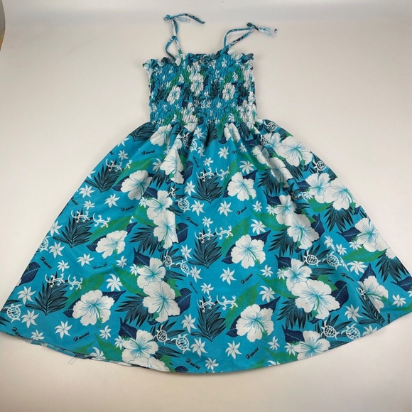 Naupaka Dresses & Skirts - Naupaka Hawaii Womens Size M Hawaiian Beach Island Smocked Sundress Strappy